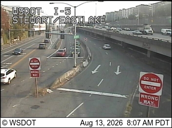 I-5 at MP 166.4: Stewart/Eastlake Ramp