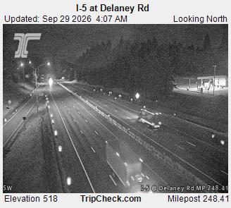 I-5 at Delaney Rd