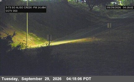 CA-73 - SR-73 : (353) SOF Aliso Creek Road - South