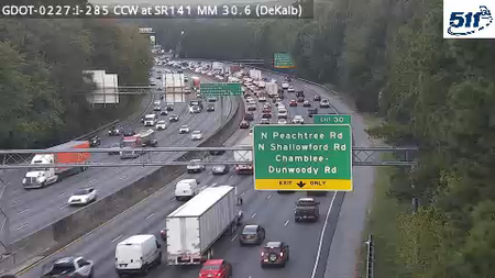 GDOT-0227: I-285 CCW at SR141 MM 30.6 (DeKalb)