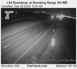 I-84 Boardman at Bombing Range Rd WB