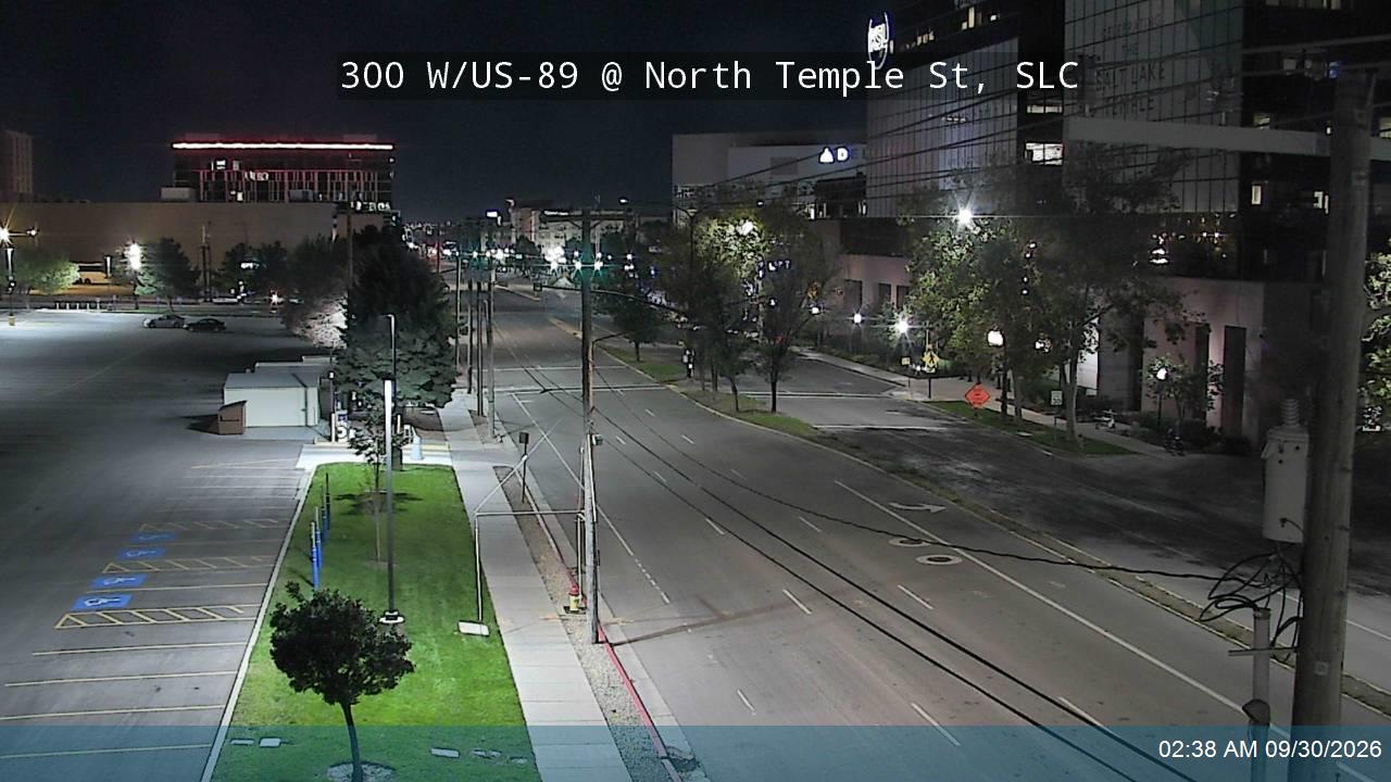 Noth Temple @ 300 W, / US-89, SLC