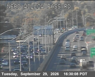 CA-680 - TV820 -- I-680 : AT WILLOW PASS RD on-s-diag - South