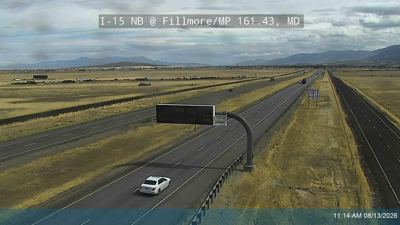 I-15 NB @ Fillmore / MP 161.43, MD