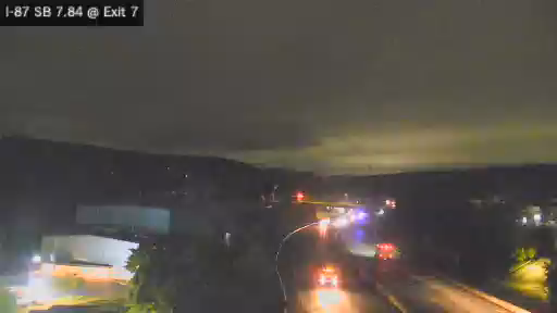 I-87 MP 007.84 SB at Interchange 7 (Ardsley)