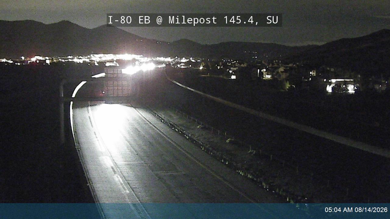 I-80 EB @ West of US-40 / MP 145.4, SU