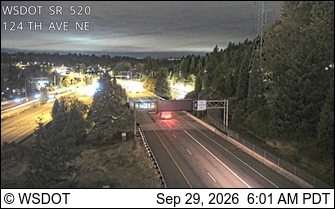 SR 520 at MP 7.6: 124th Ave NE