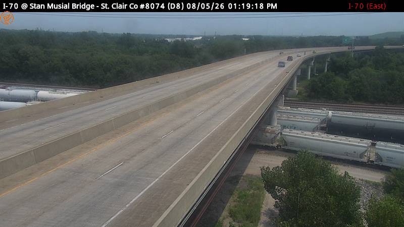 I-70 at Stan Musial Bridge (#8074)