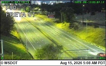 I-90 at MP 283.7: Freya St