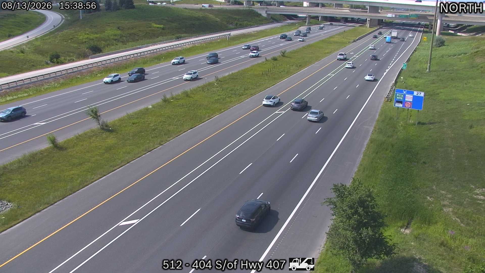 Highway 404 South of Highway 407