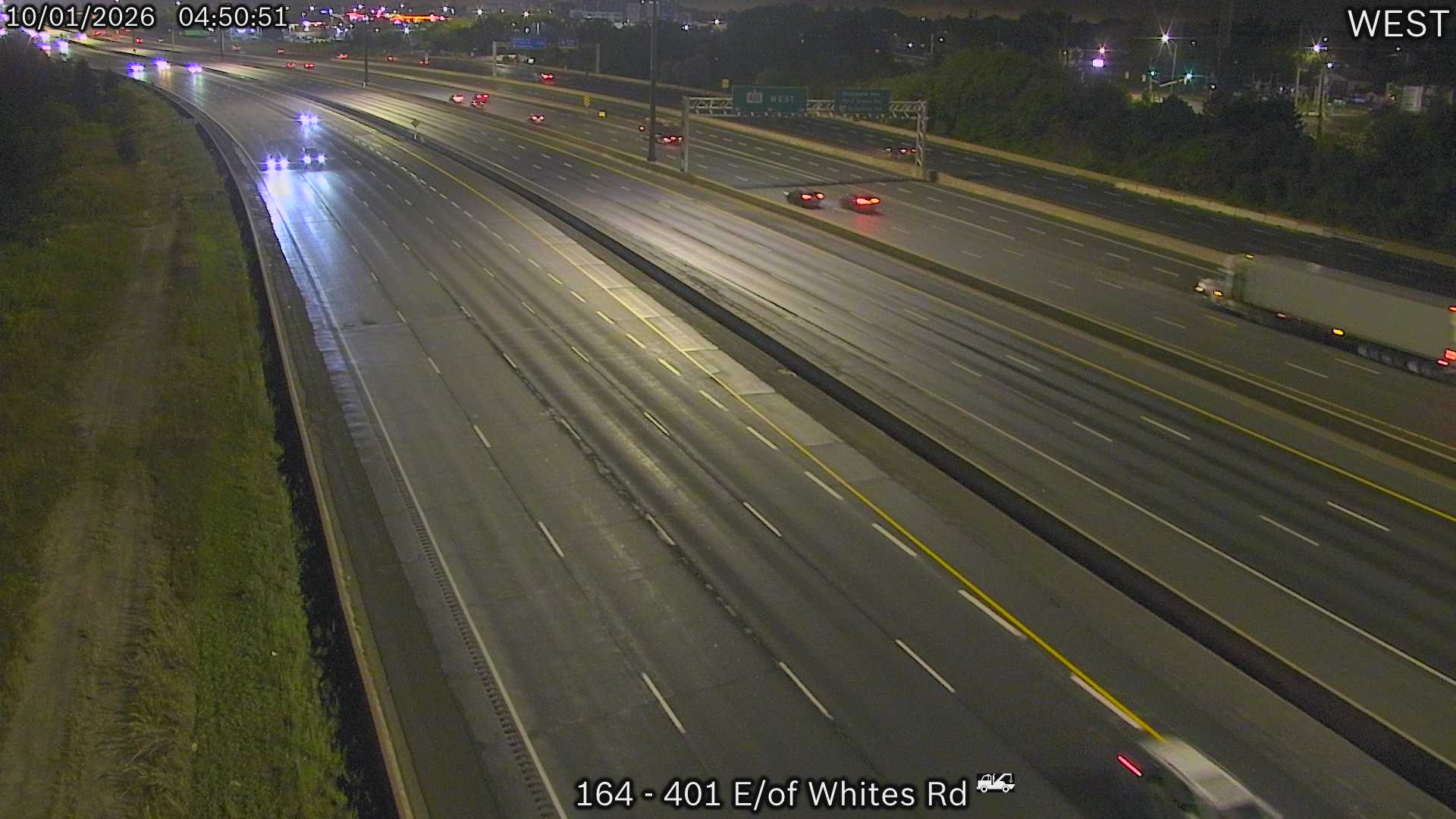 Highway 401 East of Whites Road