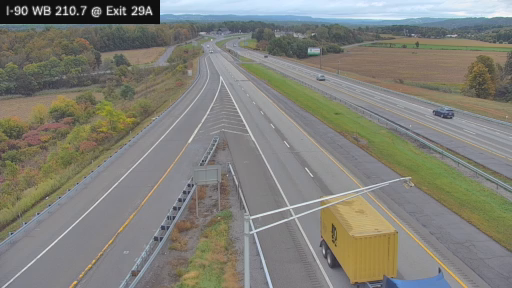 I-90 MP 210.70 WB at Interchange 29A (Little Falls)
