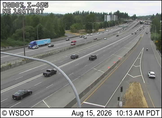 I-405 at MP 20.3: NE 124th St