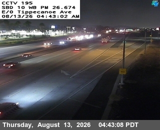 I-10: (195) E/O TIPPECANOE