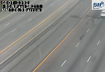 GDOT-0390: I-85 N past SR211 MM 126.8 (Barrow)