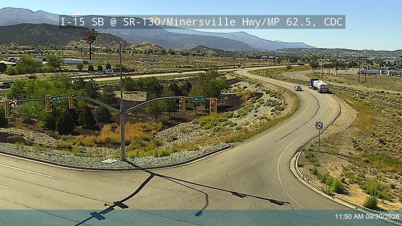 I-15 SB @ SR-130 / Minersville Hwy / MP 62.5, CDC