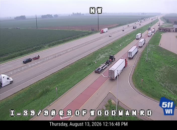 I-39/90  - I-39/90 at S of Woodman Rd