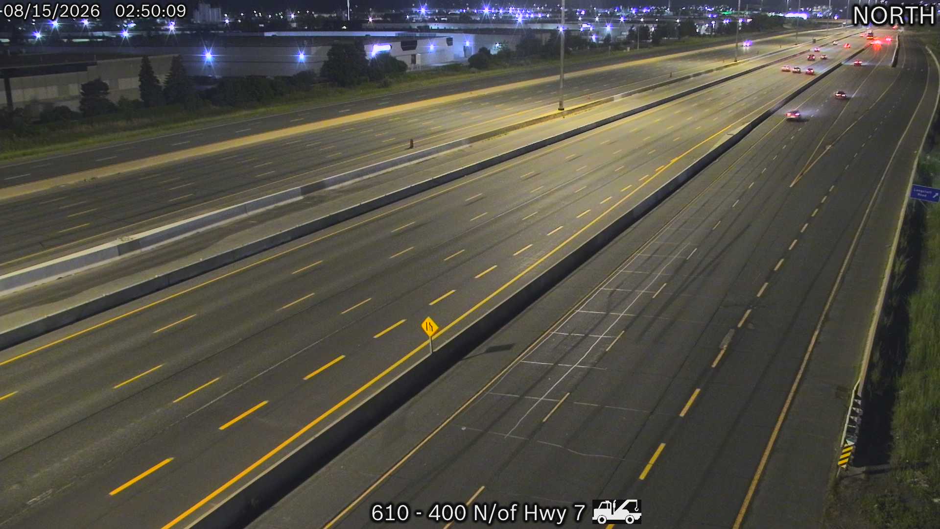 Highway 400 North of Highway 7