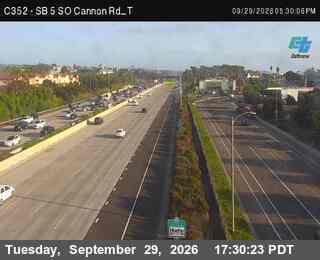 I-5 - (C352) I-5 : SB SO Cannon Rd T
