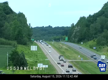 US 53  - US 53 at Melby St