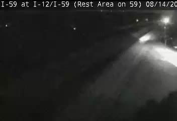 I-59 N of I-10/I-12/I-59 Split