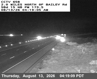 I-15 :(658) 1.0 Miles N of Bailey Road