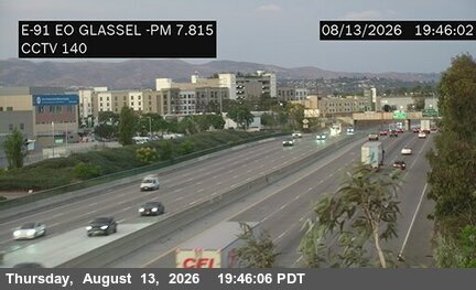 SR-91 : (140)  East of Glassell Street