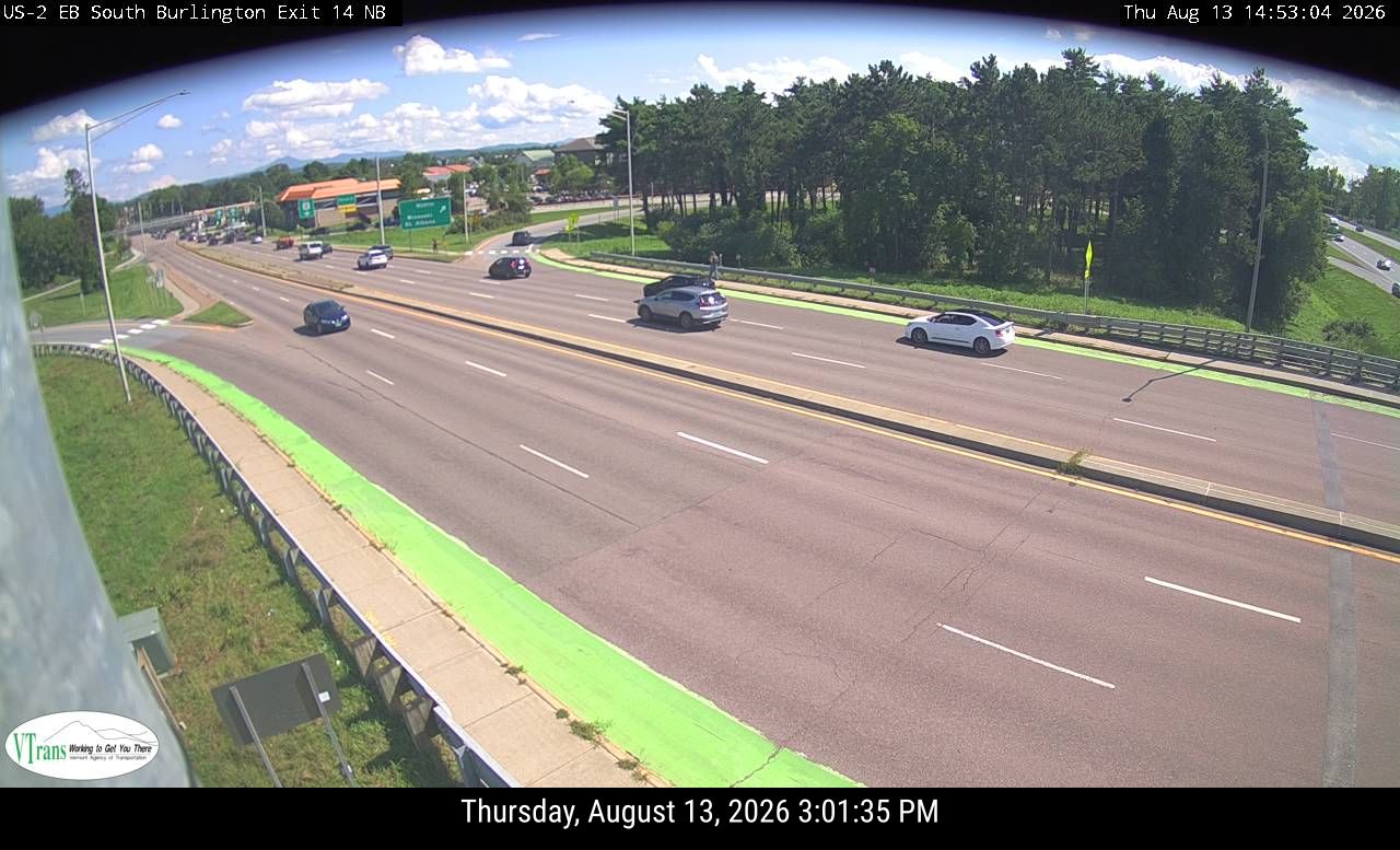 I-89 South Burlington Exit-14 CCTV-1
