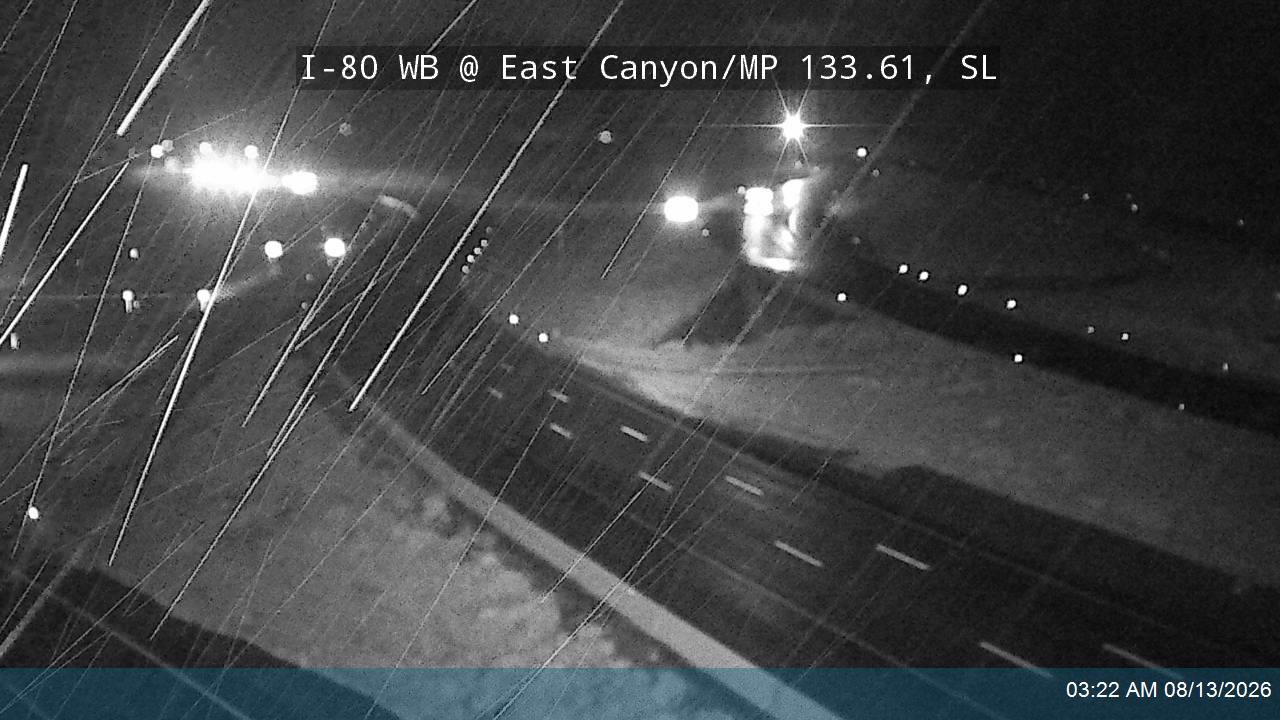 I-80 / Parley's Canyon WB @ East Canyon / SR-65 On-ramp / MP 133.61, SL