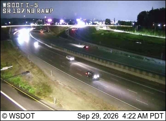 I-5 at MP 138.5: SR 167 NB Ramp