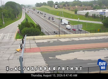 I-41/43/894  - I-41/43/894 at 76th St