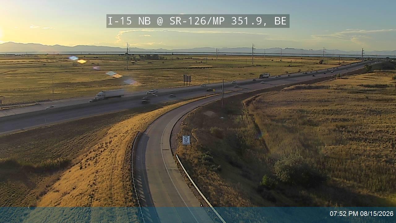 I-15 NB @ SR-126 / MP 351.9, BE