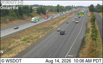 I-5 at MP 13.4: Dolan Rd