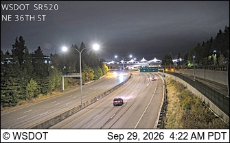 SR 520 at MP 9.7: NE 36th St