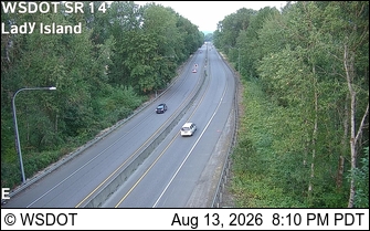 SR 14 at MP 13.1: Lady Island