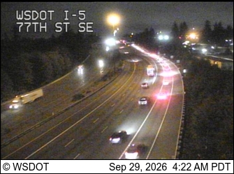 I-5 at MP 189.9: 77th St SE