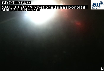 GDOT-0747: I-75 S before JonesboroRd MM 221.6 (Henry)
