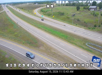 WIS 29  - WIS 29 at E of US 53/130th St