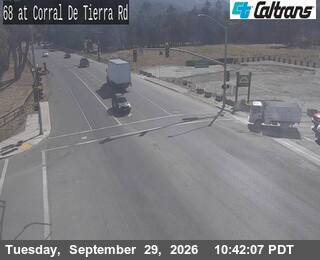 CA-68 - SR-68 : Corral de Tierra Road - West