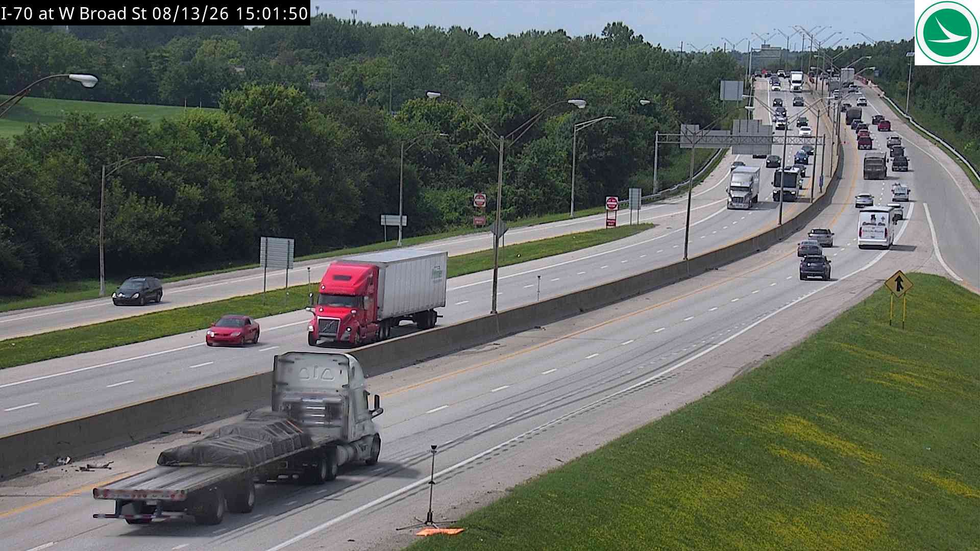 I-70 at W Broad St