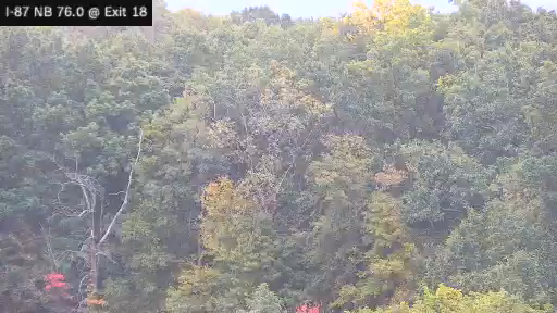 I-87 MP 076.00 NB at Interchange 18 (New Paltz)