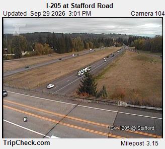 I-205 at Stafford Road