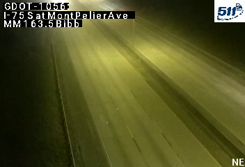 GDOT-1056: I-75 S at MontpelierAve MM 163.1 (Bibb)
