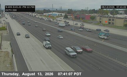 I-405 : (220) North of Euclid Street