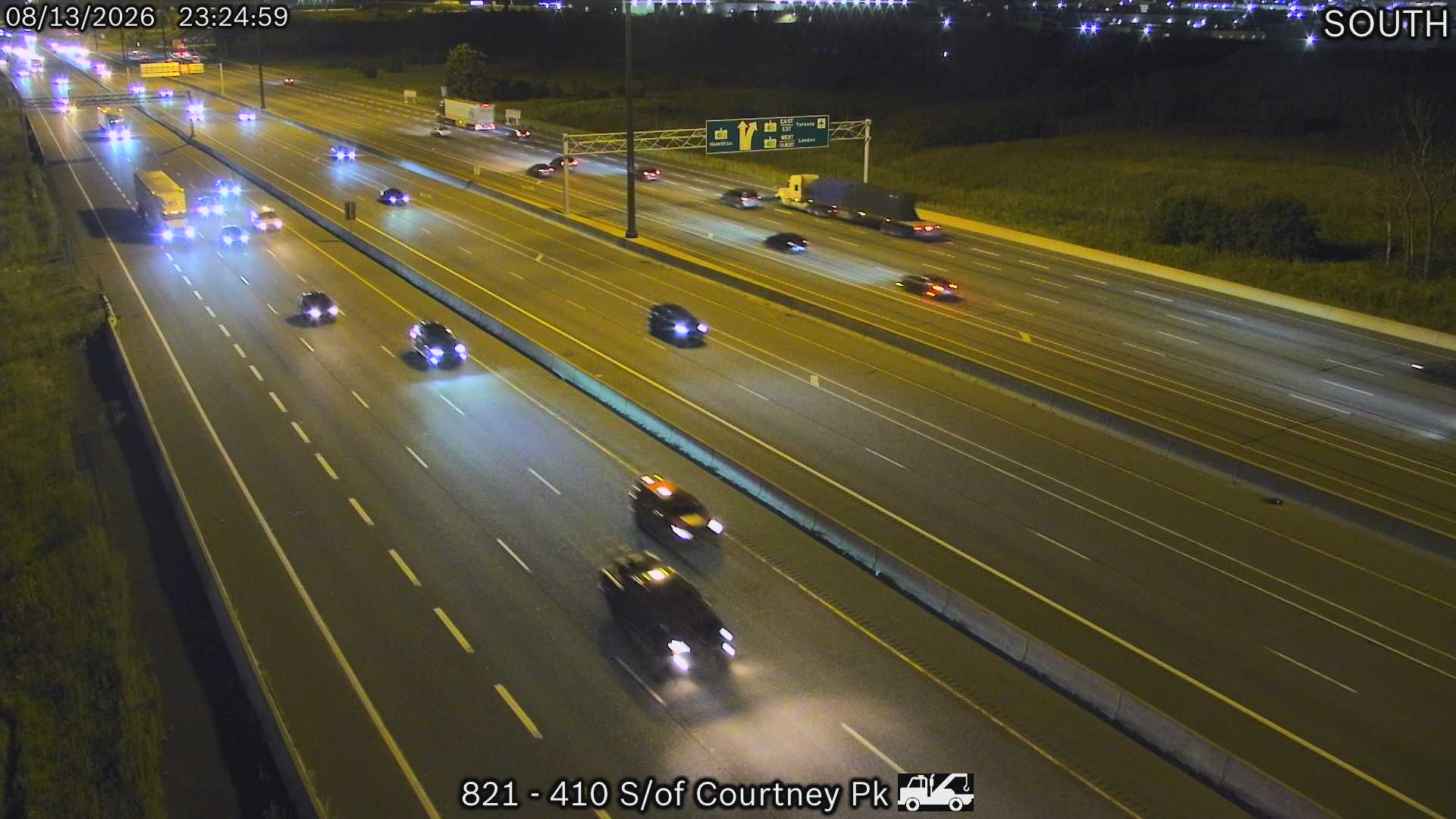 Highway 410 South of Courtneypark Drive