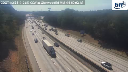 GDOT-0258: I-285 CCW at GlenwoodRd MM 44 (DeKalb)