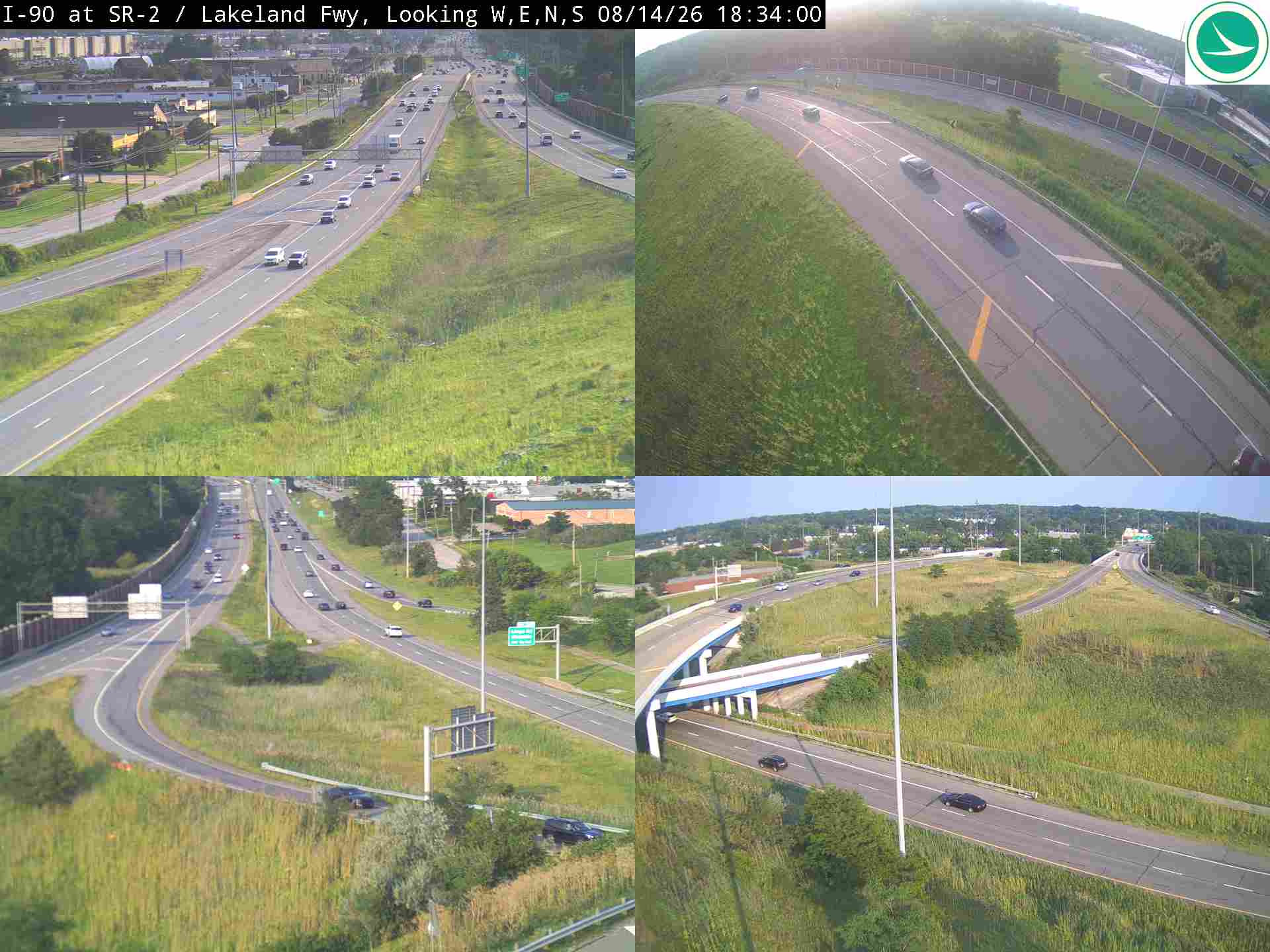 I-90 at SR-2 / Lakeland Fwy
