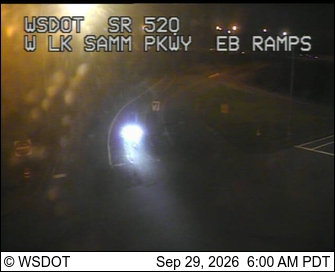 SR 520 at MP 11.8: W Lake Sammamish, EB Ramps