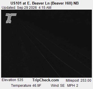 US101 at E. Beaver Ln (Beaver Hill) NB