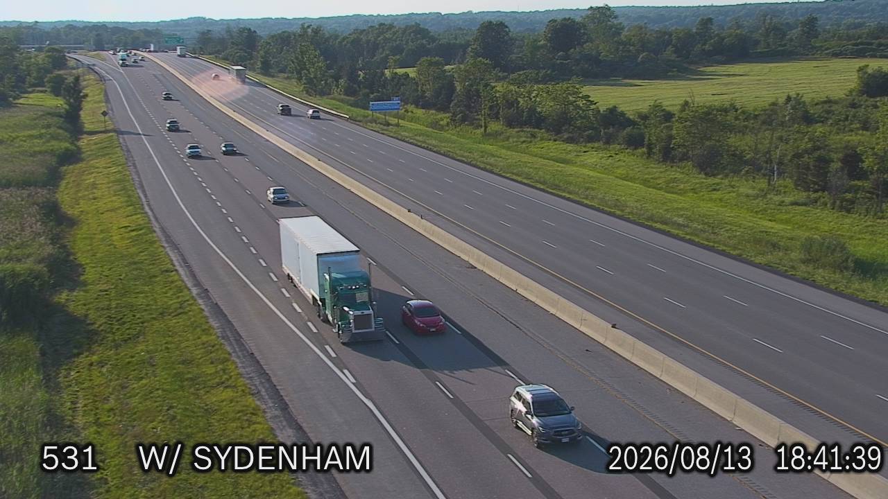 Highway 401 West of Sydenham Road